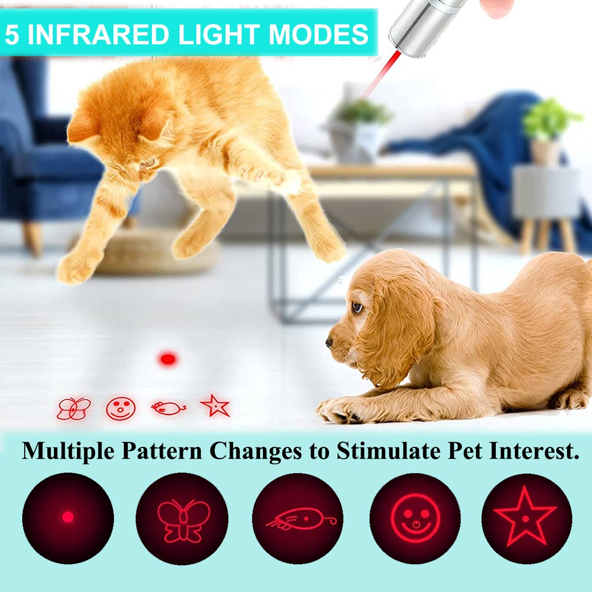 Laser Pointer For Cats Cat Laser Pointer For Cats Cat Toy Laser Pointer USB-866