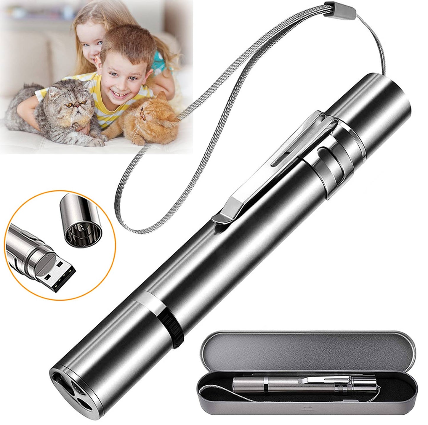 Laser Pointer For Cats Cat Laser Pointer For Cats Cat Toy Laser Pointer USB-866