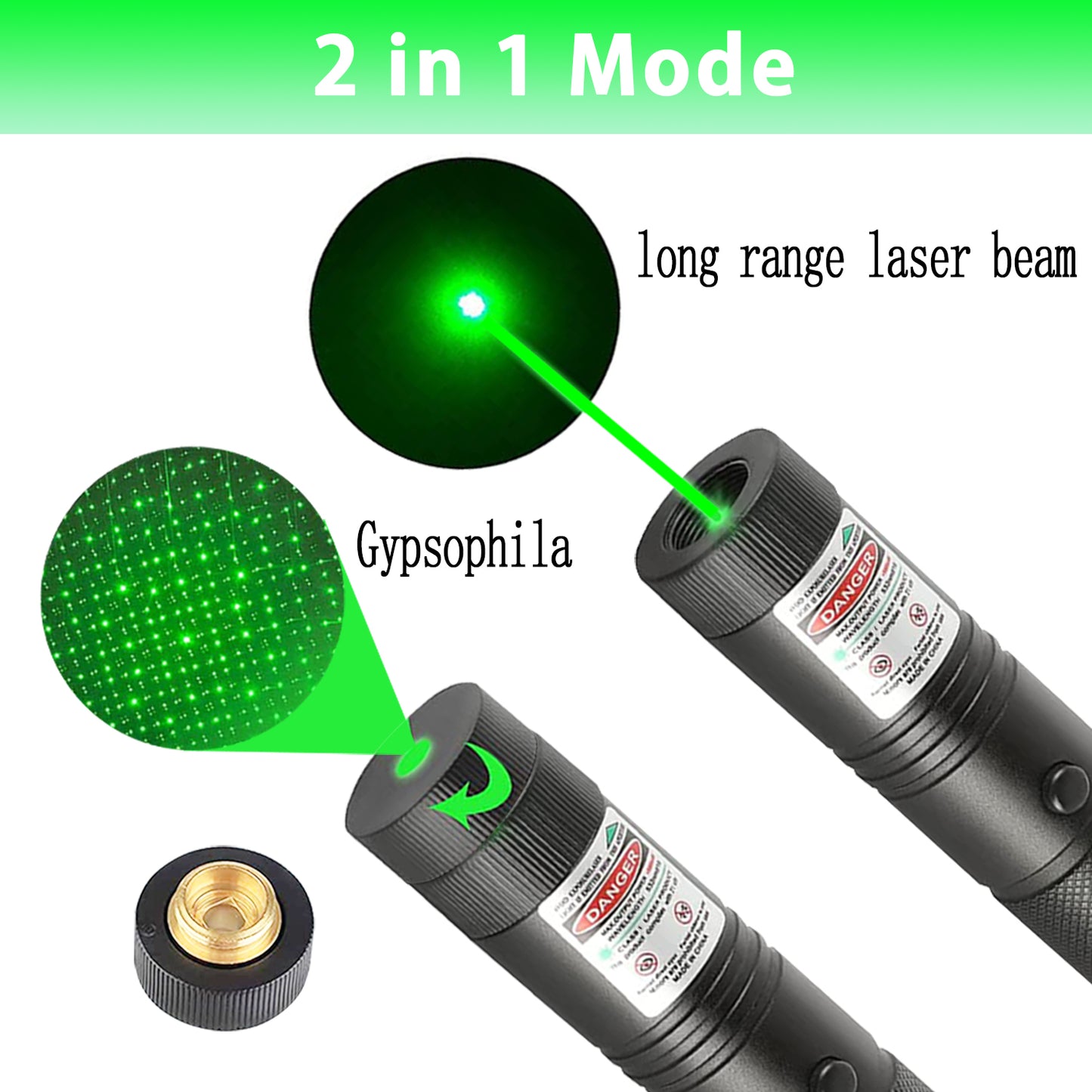 High Power Laser Pointer Green Laser & Red Laser & Purple Laser -303