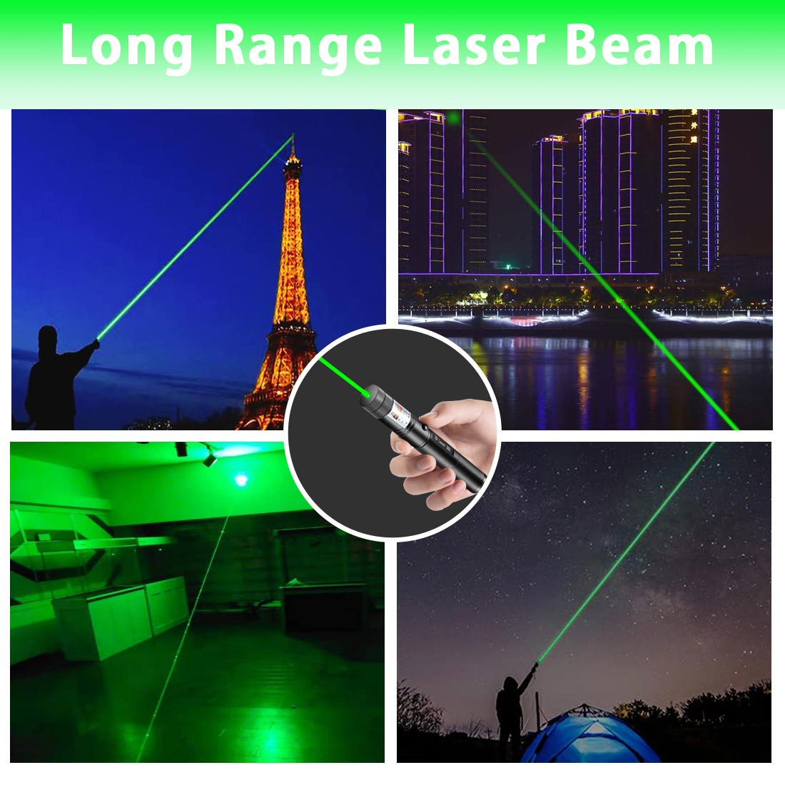 Laser Pointer High Power Laser Pointer Red Laser Pointer Headband-303 Battery