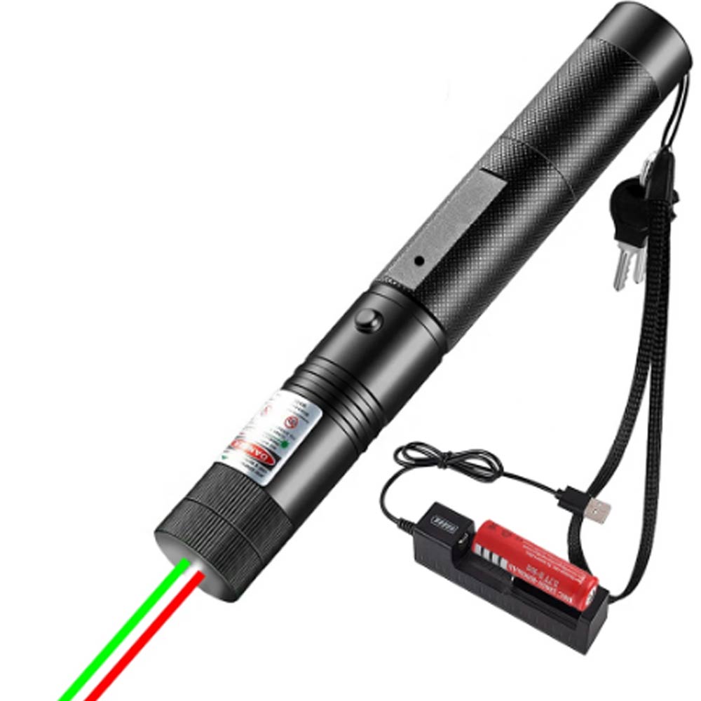 Laser Pointer Rechargeable Long Range Green Laser Pointer 2 In 1 Laser Pointer Pen-303RG