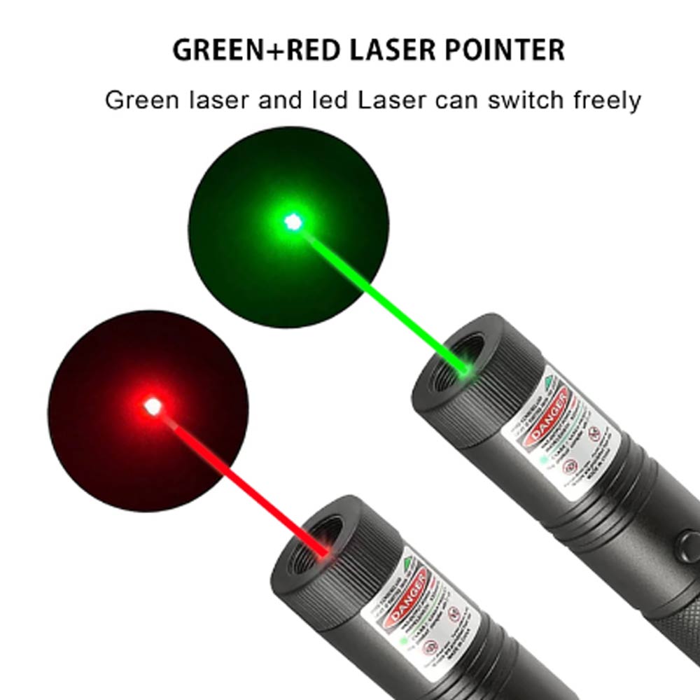 Laser Pointer Rechargeable Long Range Green Laser Pointer 2 In 1 Laser Pointer Pen-303RG