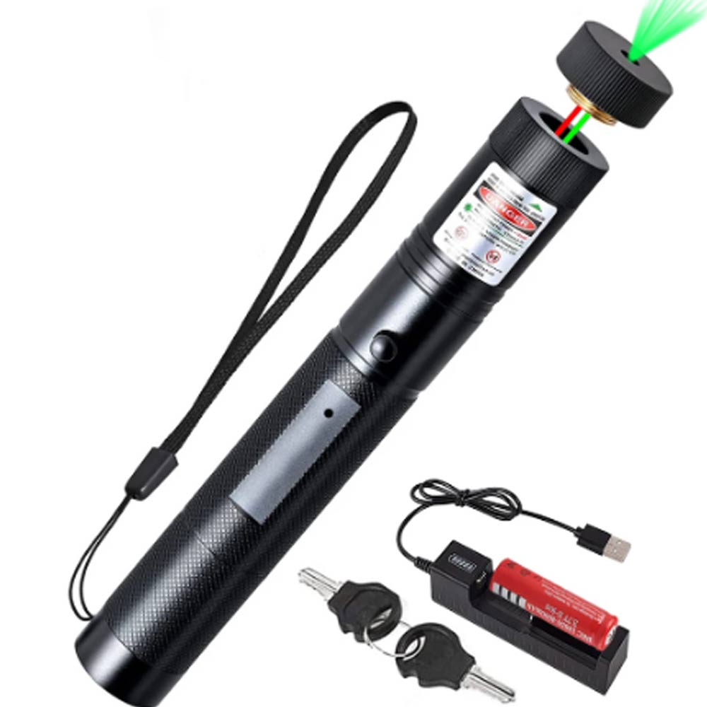 Laser Pointer Rechargeable Long Range Green Laser Pointer 2 In 1 Laser Pointer Pen-303RG