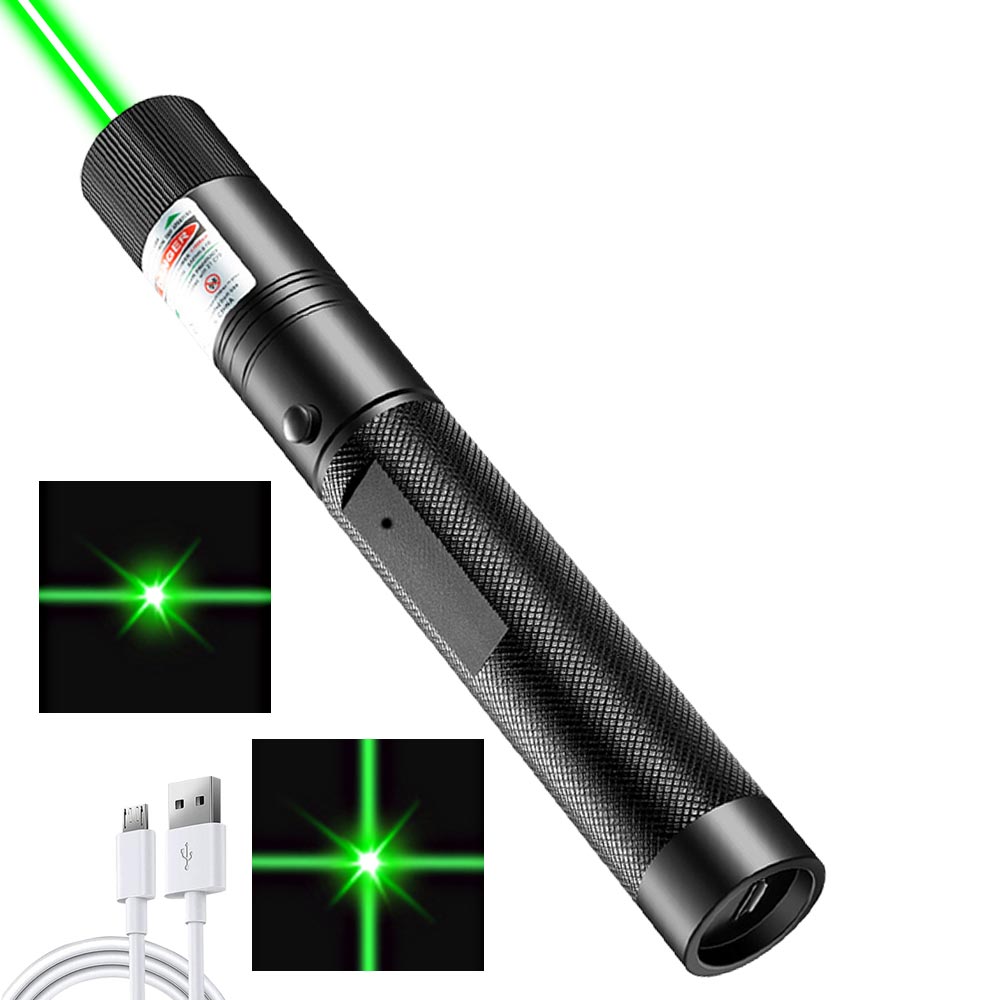 USB Rechargeable Laser Pointer Laser Pointer Pen Gift Box Laser Pointer Straight Line-303 Line