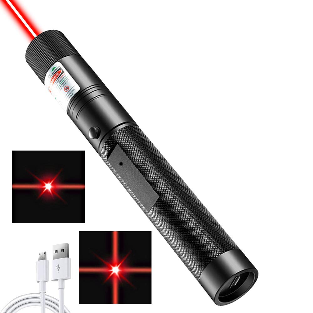 USB Rechargeable Laser Pointer Laser Pointer Pen Gift Box Laser Pointer Straight Line-303 Line