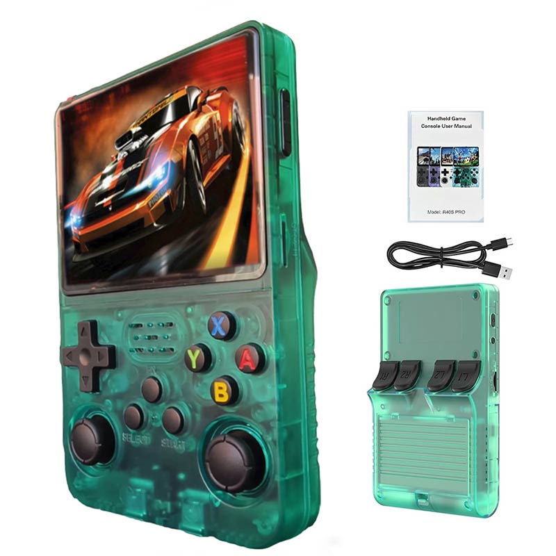 Handheld Game Console RG 406V 4-inch IPS Multi-touch Screen Retro Game Console 128G UFS2.2 Android 13 Retro Emulator RG406V 5500mAh Battery Support 1080p DP Output WIFI Bluetooth