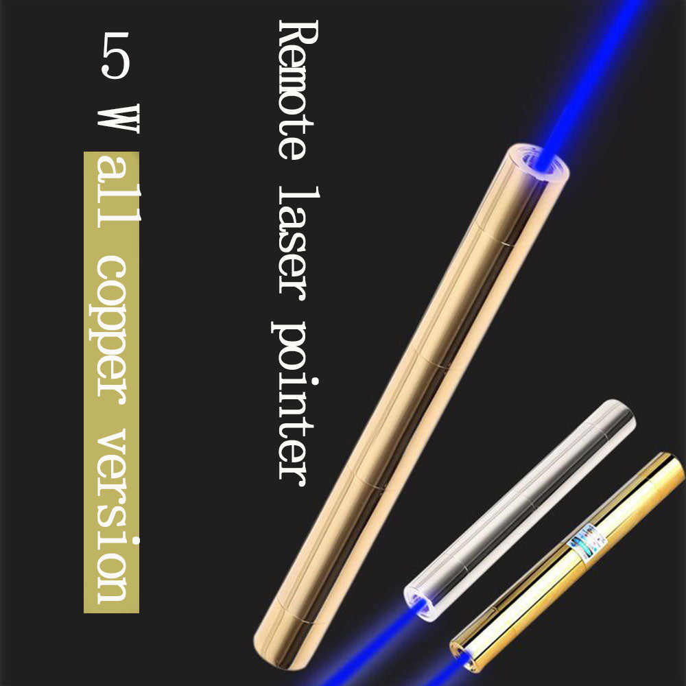 Strong Laser Pointer Lazer Light Pen Laser Pointer Powerful Blue-B008 All copper