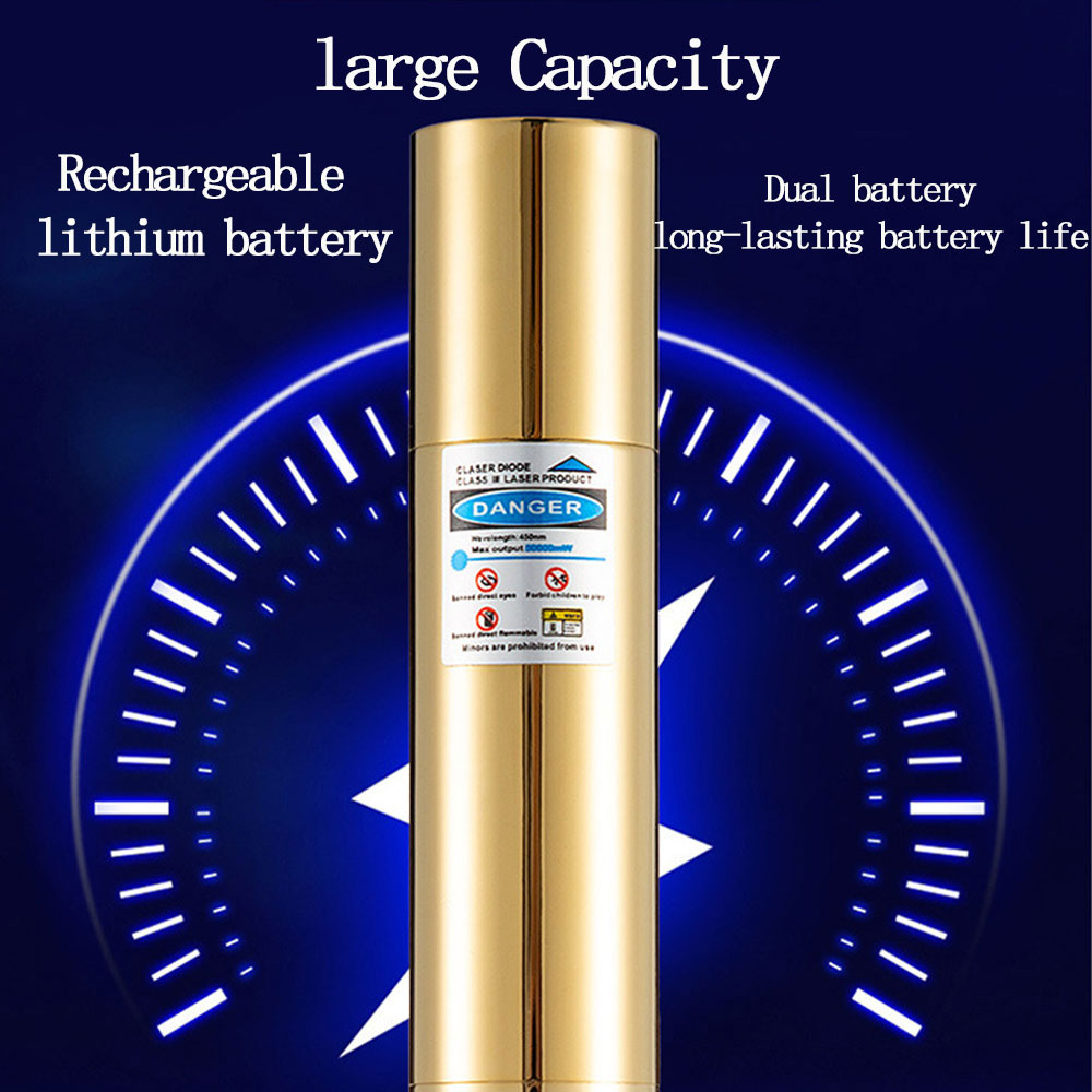 Strong Laser Pointer Lazer Light Pen Laser Pointer Powerful Blue-B008 All copper