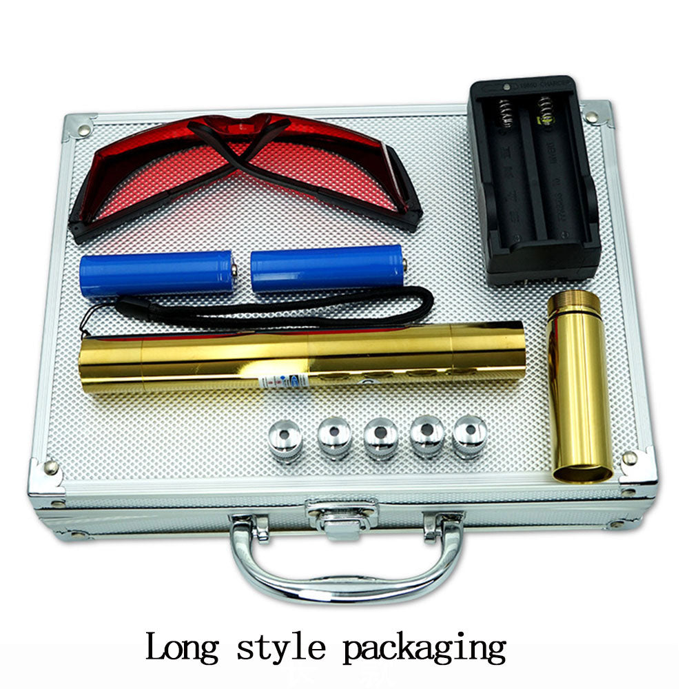 Strong Laser Pointer Lazer Light Pen Laser Pointer Powerful Blue-B008 All copper