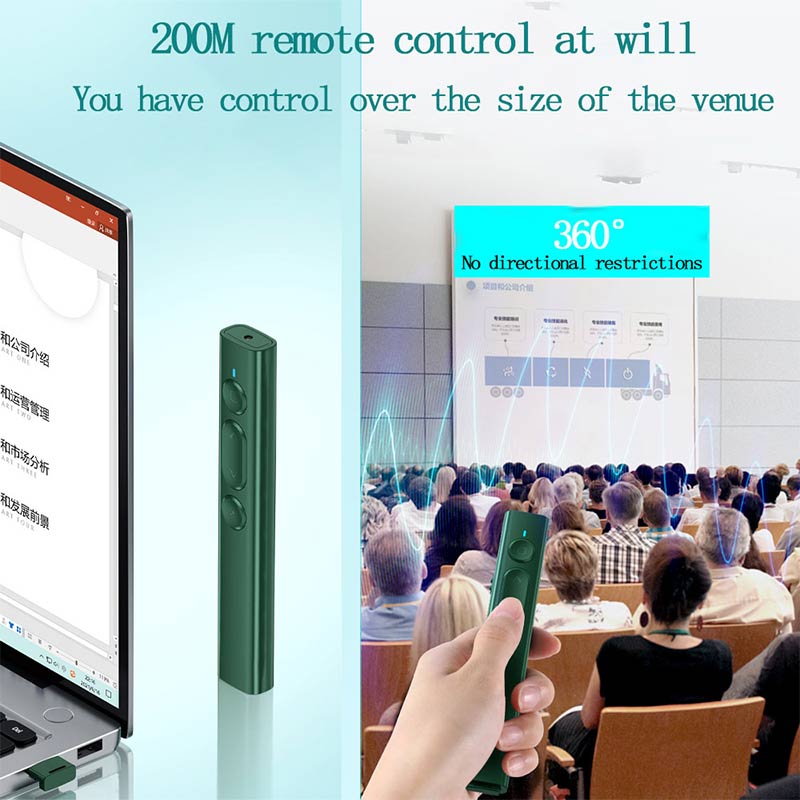 Usb Pointer Presentation Wireless Cue Presenter Remote Ppt Pointer Presenter-FY2