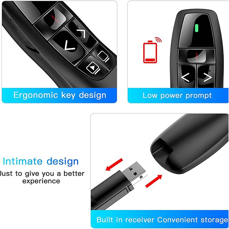 Presentation Pointer Stick Red Lasers Pointer Presentation Powerpoint Wireless Presentation Laser Pointer Power-FY4