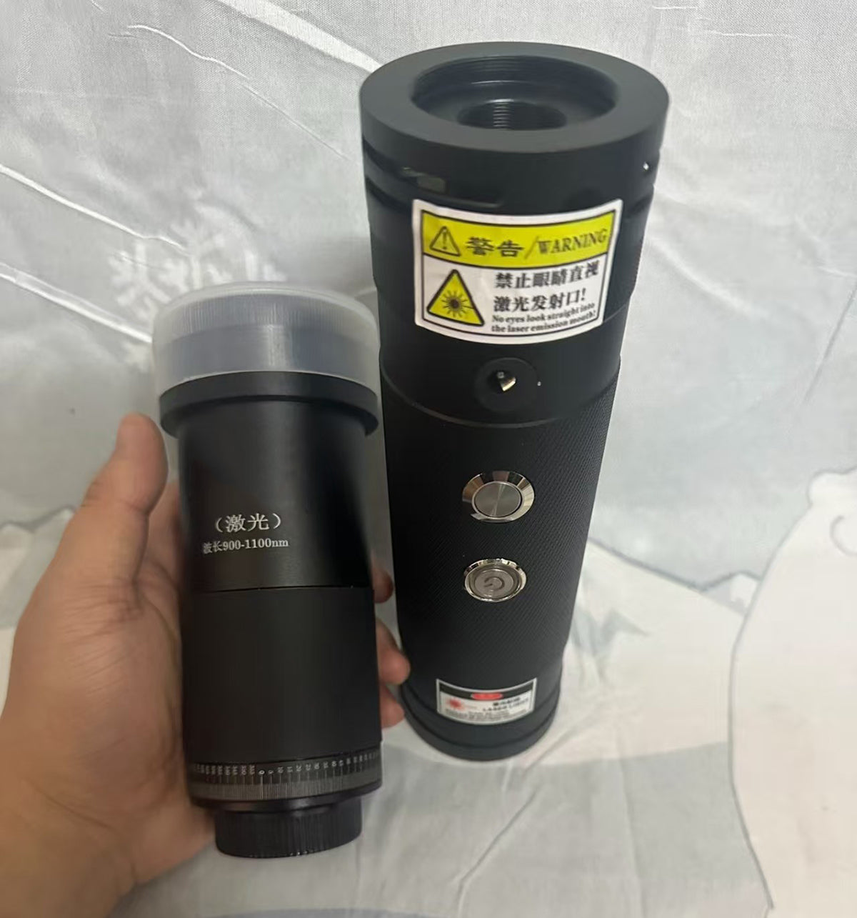 High-power combustion laser cannon laser flashlight for ignition, cutting and drilling