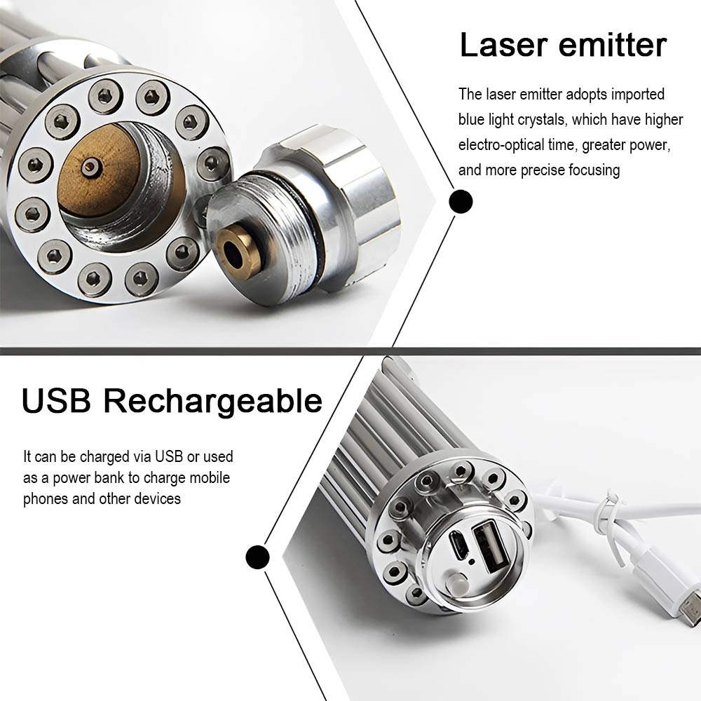 USB Rechargeable Star Pointer Laser China Laser Pointers-B017 Short USB