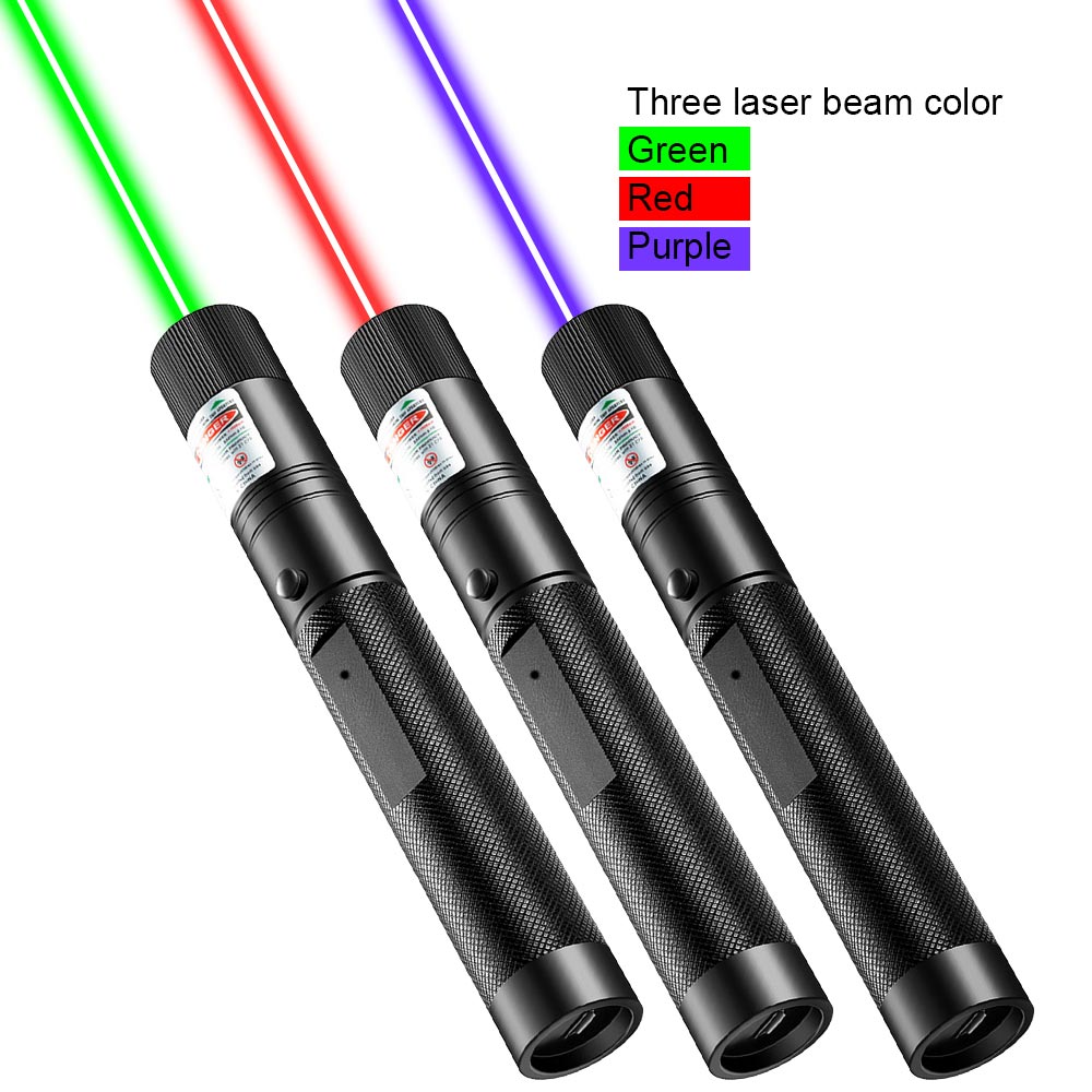 USB Rechargeable Laser Pointer Laser Pointer Pen Gift Box Laser Pointer Straight Line-303 Line