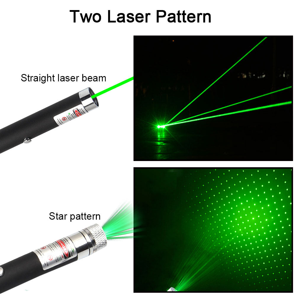 Laser Pointer Black Laser Pointer Small High Power Green Laser Beam Star Pointer Pen-203