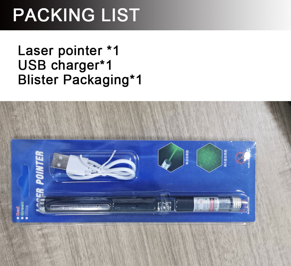 Laser Pointer Black Laser Pointer Small High Power Green Laser Beam Star Pointer Pen-203