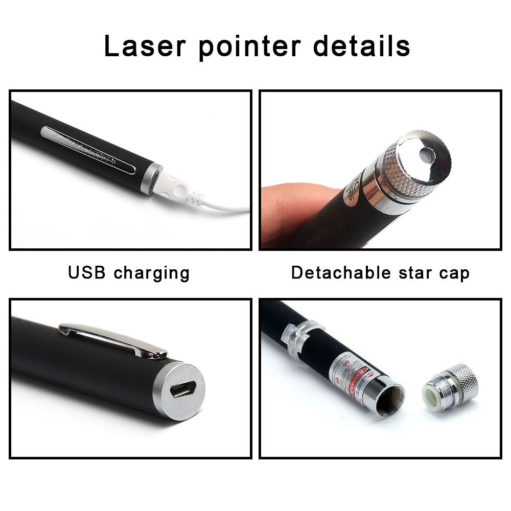 Laser Pointer Black Laser Pointer Small High Power Green Laser Beam Star Pointer Pen-203