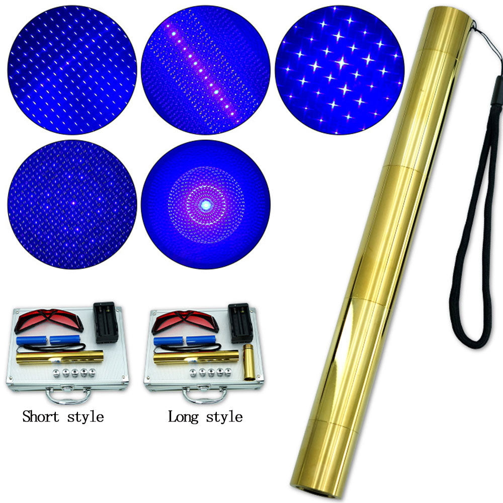 Strong Laser Pointer Lazer Light Pen Laser Pointer Powerful Blue-B008 All copper