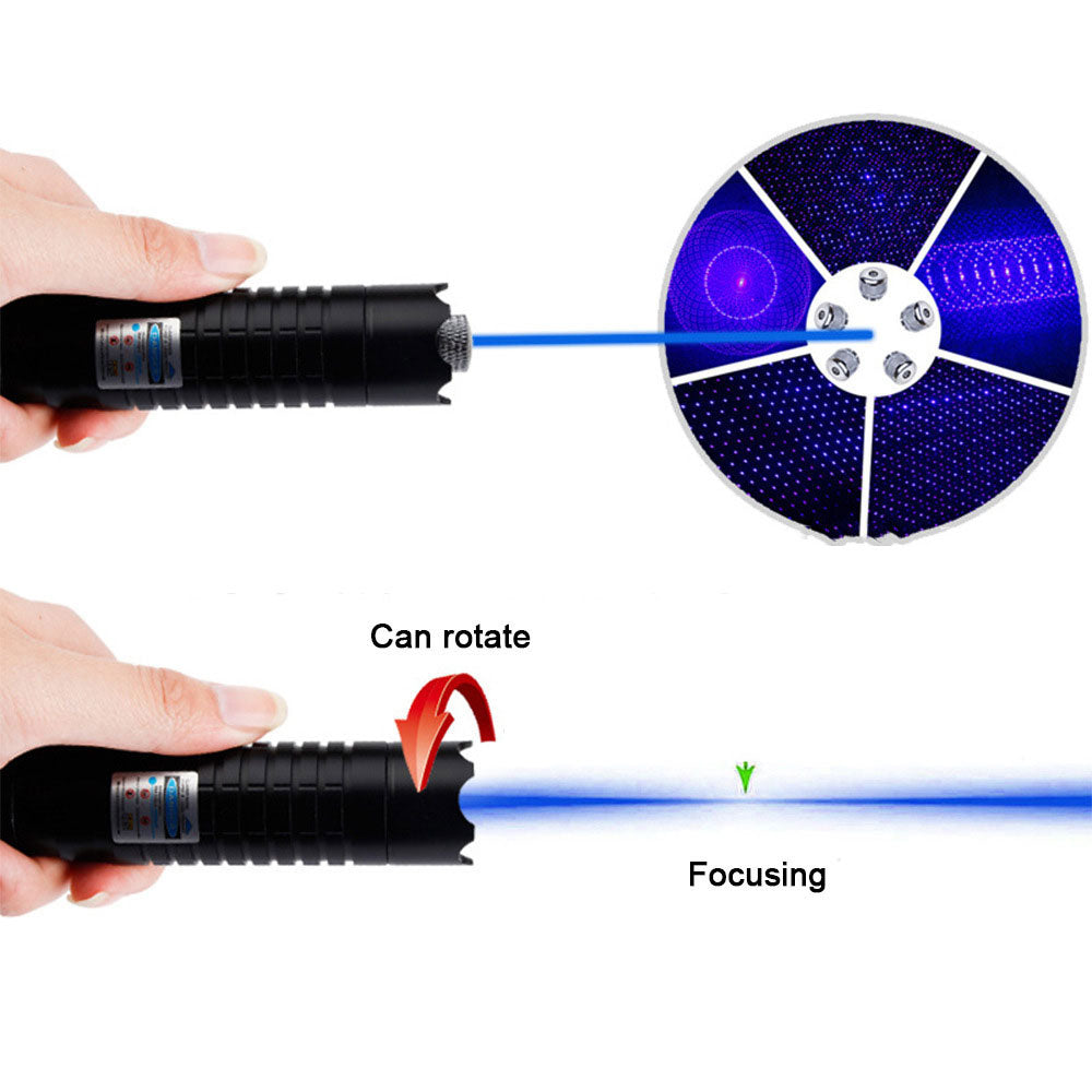 Blue Laser Pointer Pen Portable Laser Pointer Small Spot Laser Pointer-B009