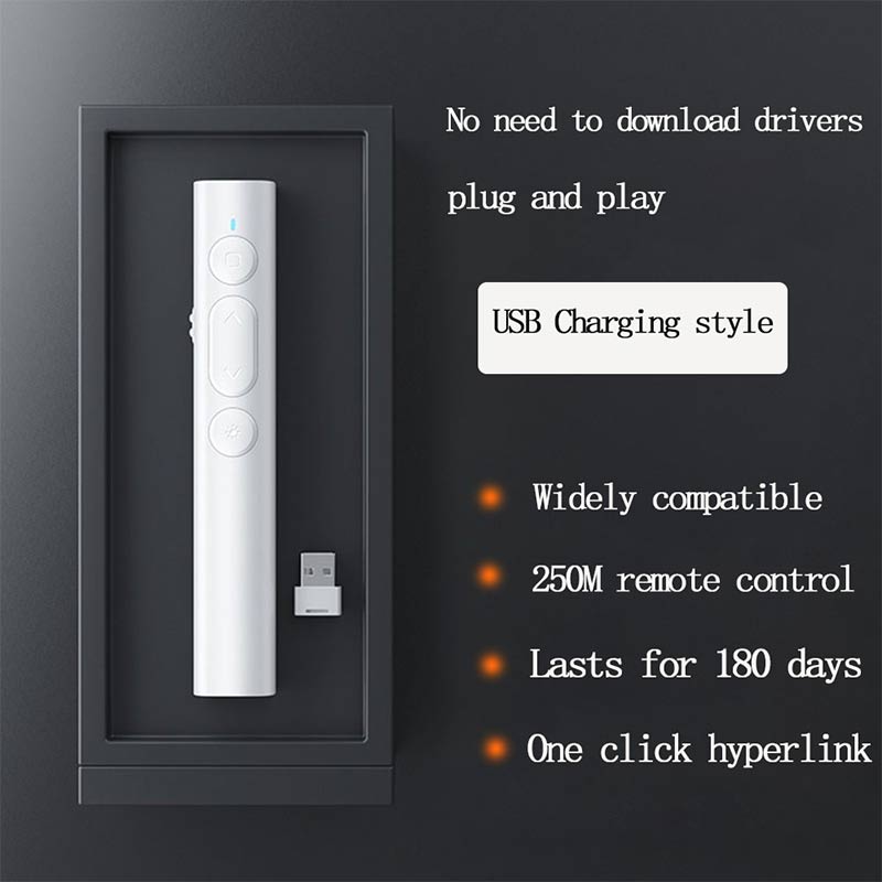 Usb Pointer Presentation Wireless Cue Presenter Remote Ppt Pointer Presenter-FY2
