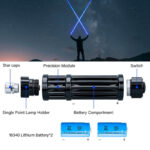 high power blue laser flashlight 5km long distance laser beam laser pen battery