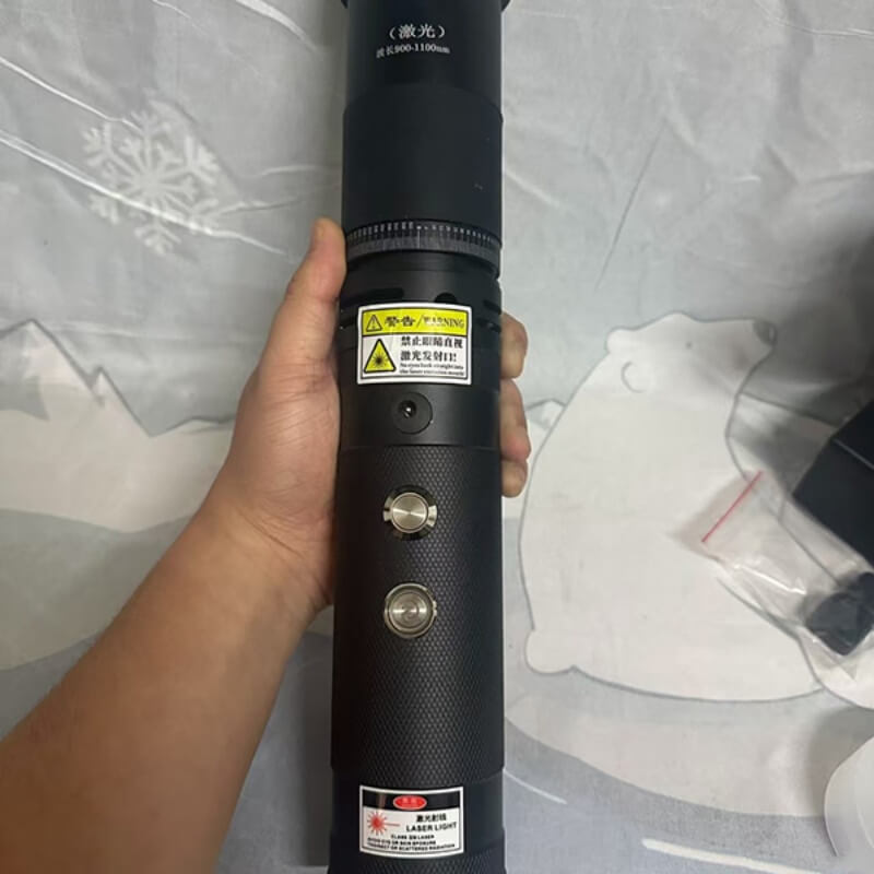 laser obstacle removal device handheld pump source 125w laser ignition 15 20 meters