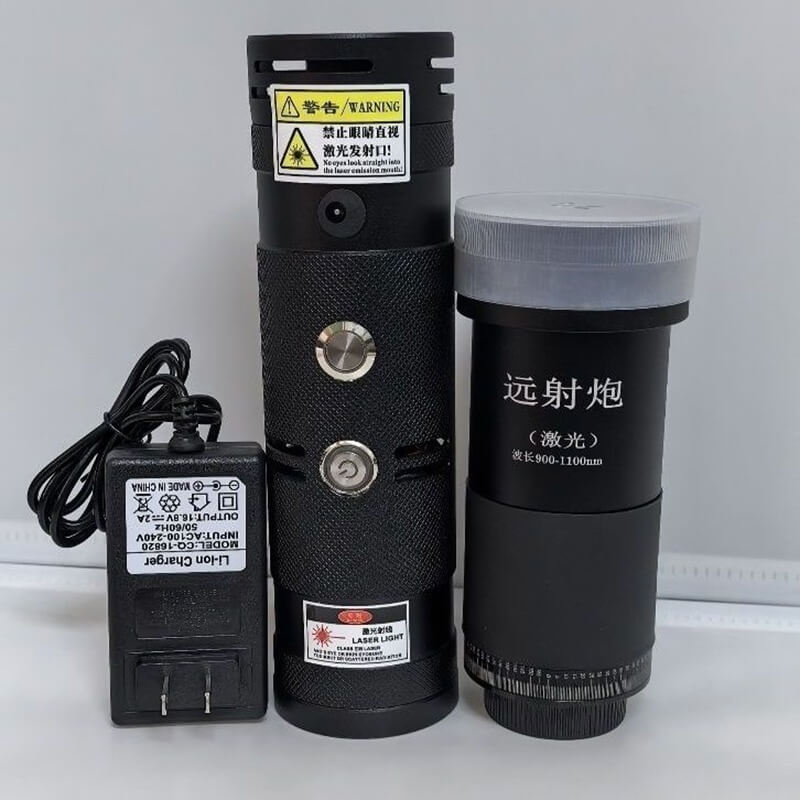 laser obstacle removal device handheld pump source 125w laser ignition 15 20 meters