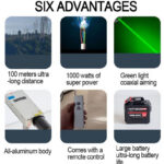900 1100nm laser obstacle removal instrument handheld pump source 500w laser ignition 70 100 meters