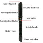 high power blue laser flashlight burning laser pointer