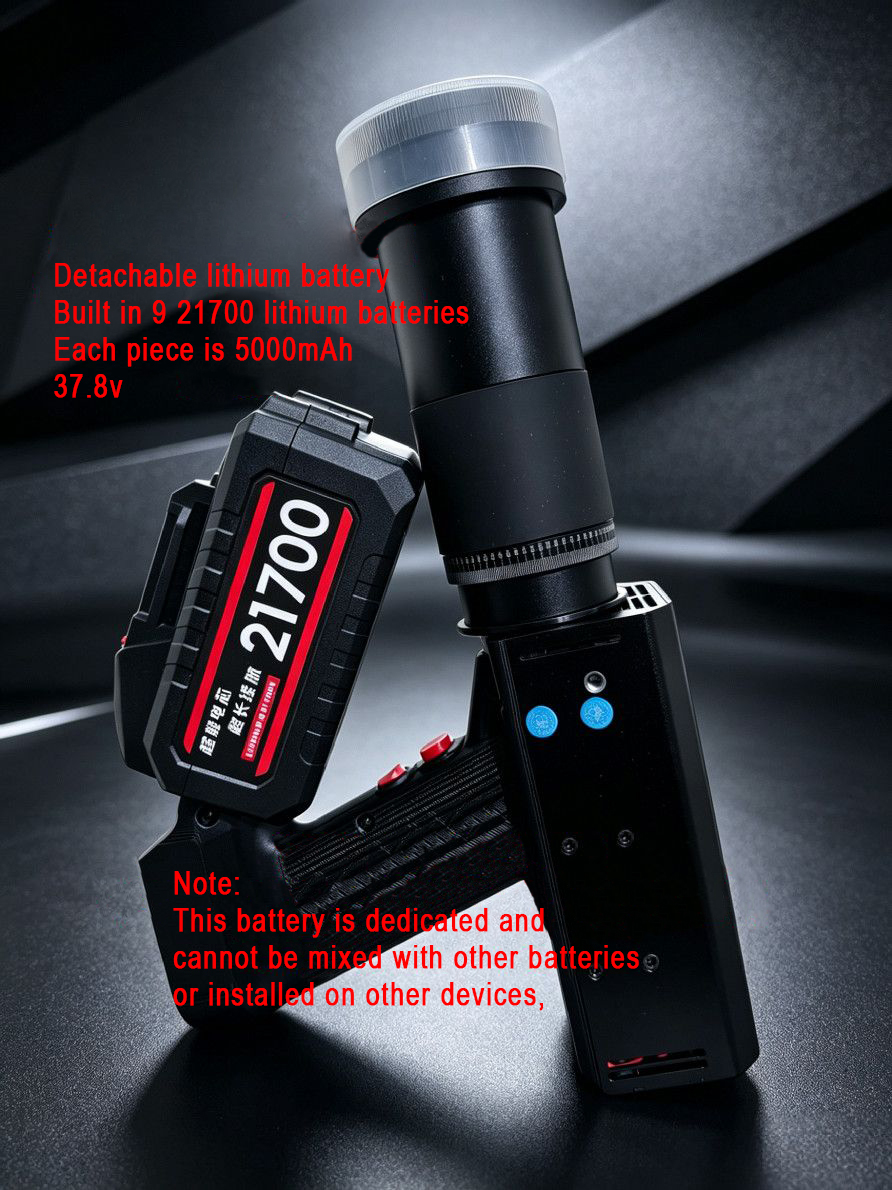 500w ir laser 900 1100nm laser obstacle removal instrument handheld pump source laser ignition 70 100 meters